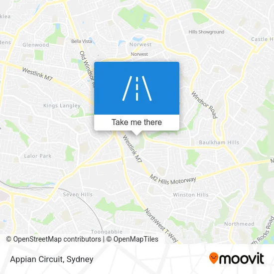 Appian Circuit map