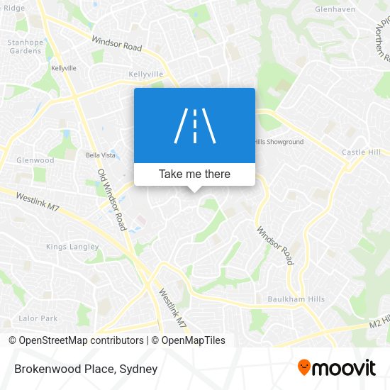 Brokenwood Place map