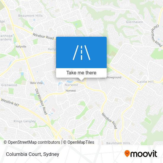 Columbia Court map