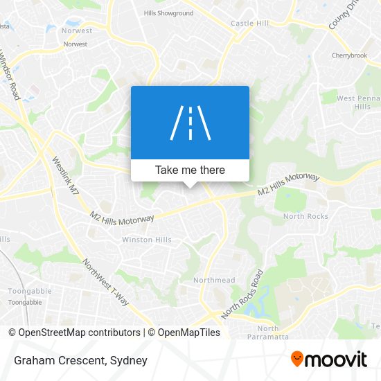 Graham Crescent map