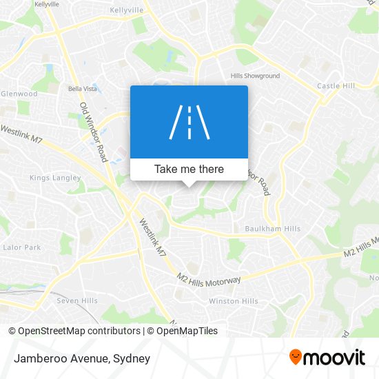 Jamberoo Avenue map