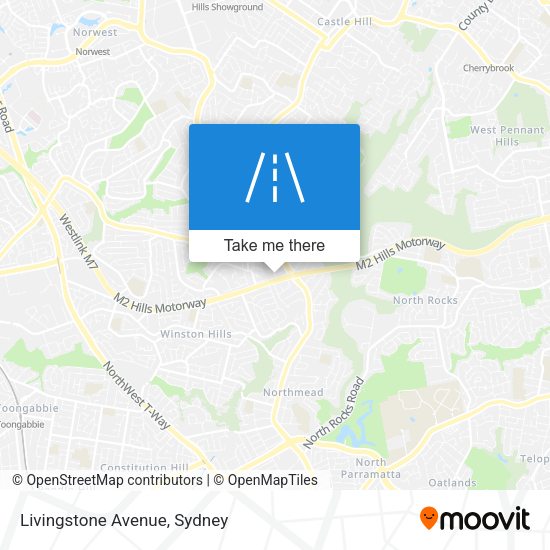Livingstone Avenue map