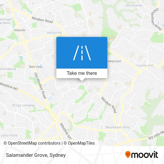 Salamander Grove map