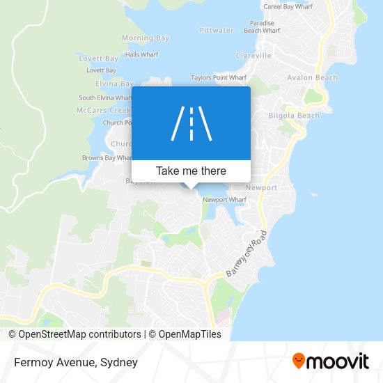 Fermoy Avenue map
