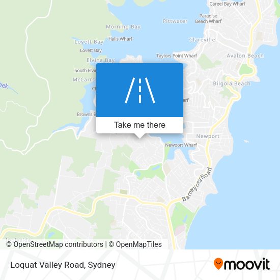 Loquat Valley Road map