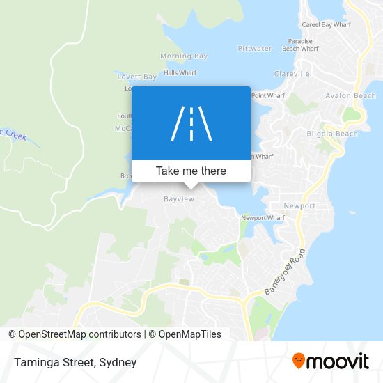 Taminga Street map