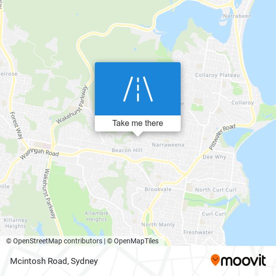 Mcintosh Road map