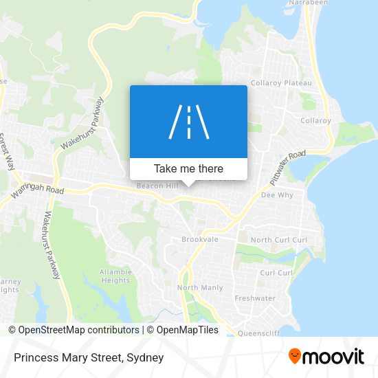 Princess Mary Street map