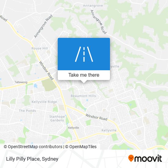 Lilly Pilly Place map