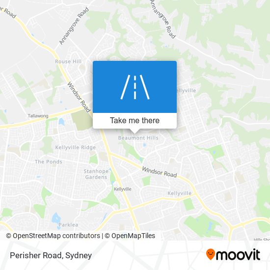 Mapa Perisher Road