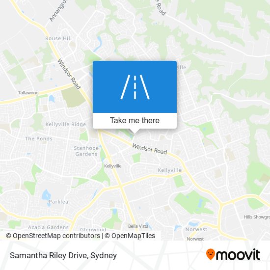 Samantha Riley Drive map