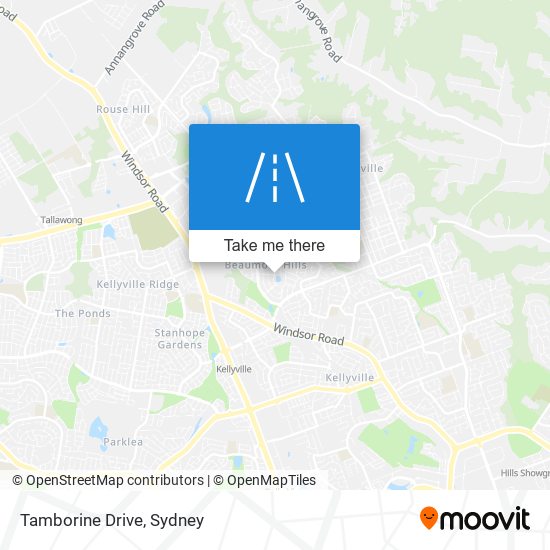 Tamborine Drive map