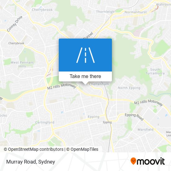 Murray Road map