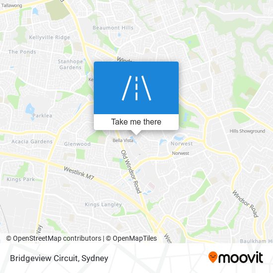 Bridgeview Circuit map