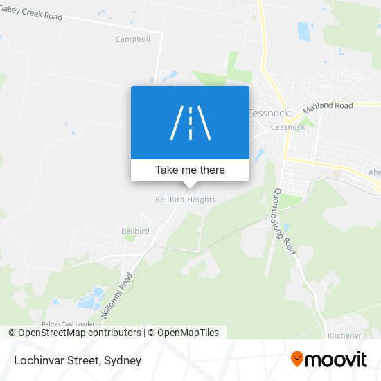 Mapa Lochinvar Street