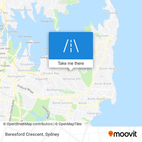 Beresford Crescent map