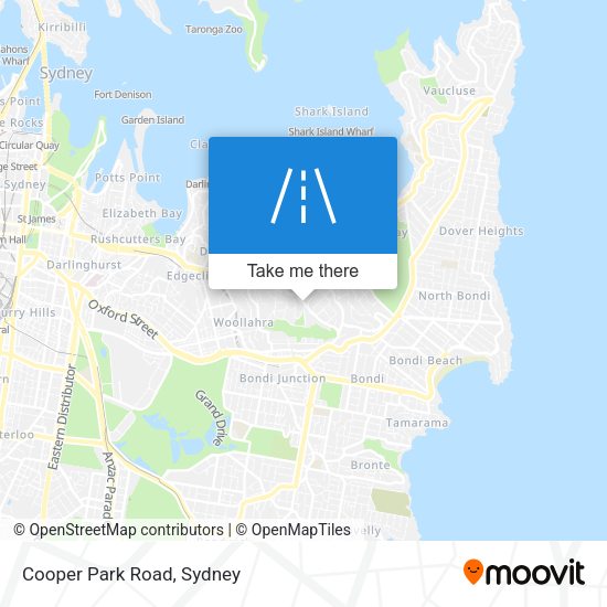 Cooper Park Road map