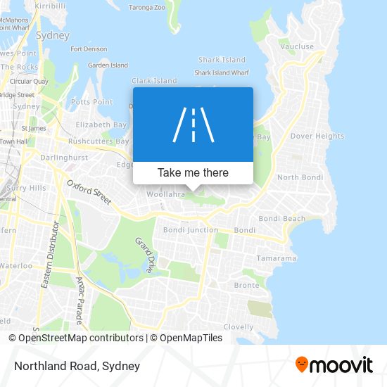 Mapa Northland Road