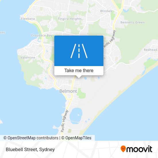 Bluebell Street map