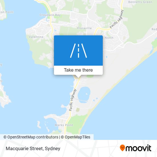 Mapa Macquarie Street