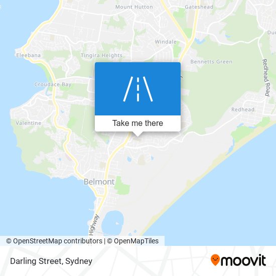 Darling Street map