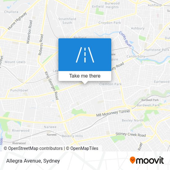 Allegra Avenue map