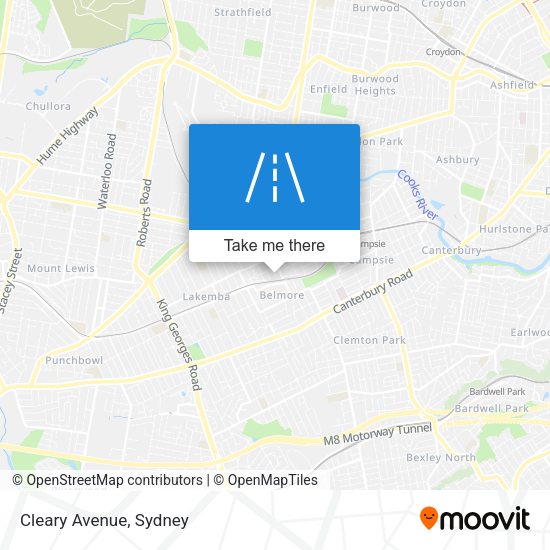 Cleary Avenue map