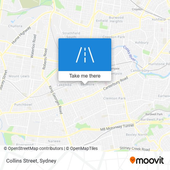 Collins Street map