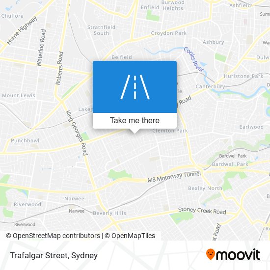 Trafalgar Street map