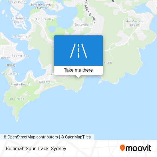 Bullimah Spur Track map