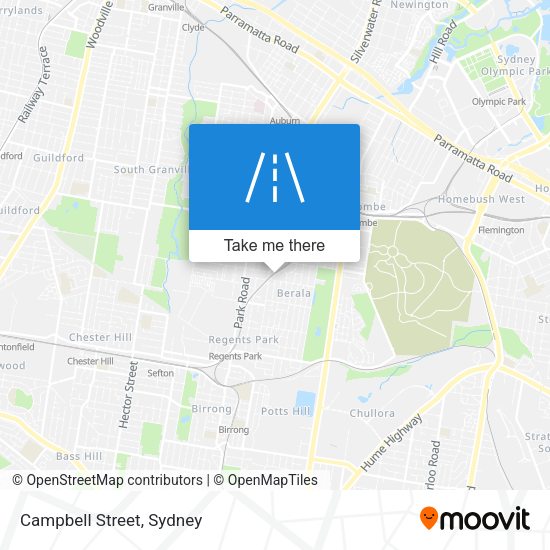 Campbell Street map