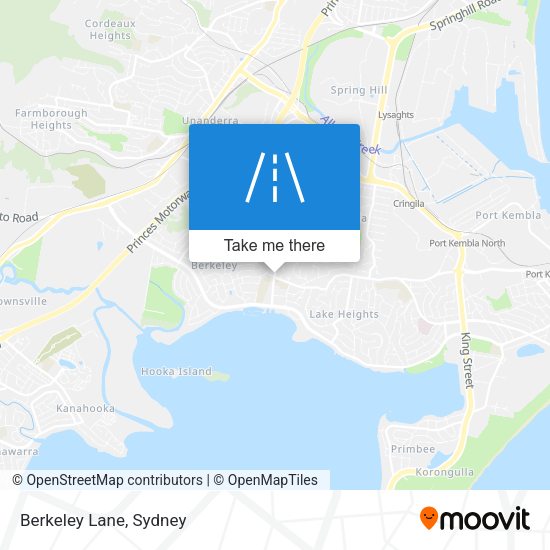 Berkeley Lane map