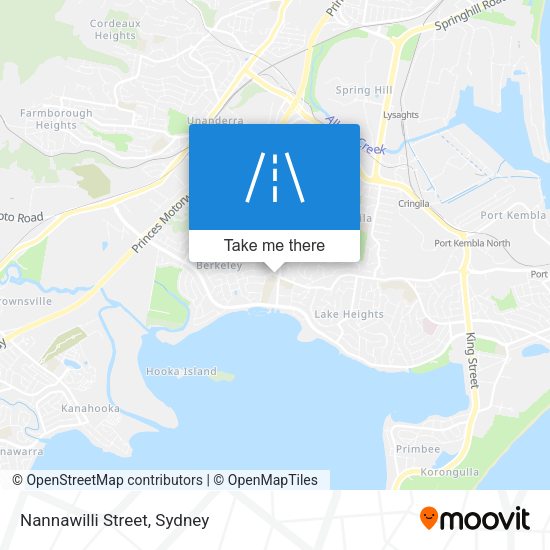 Nannawilli Street map