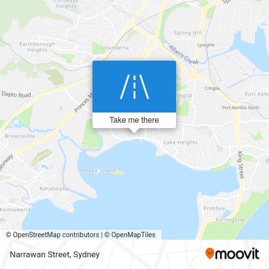 Narrawan Street map