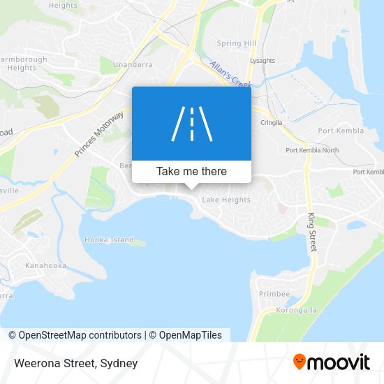 Weerona Street map