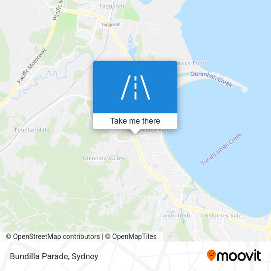 Bundilla Parade map
