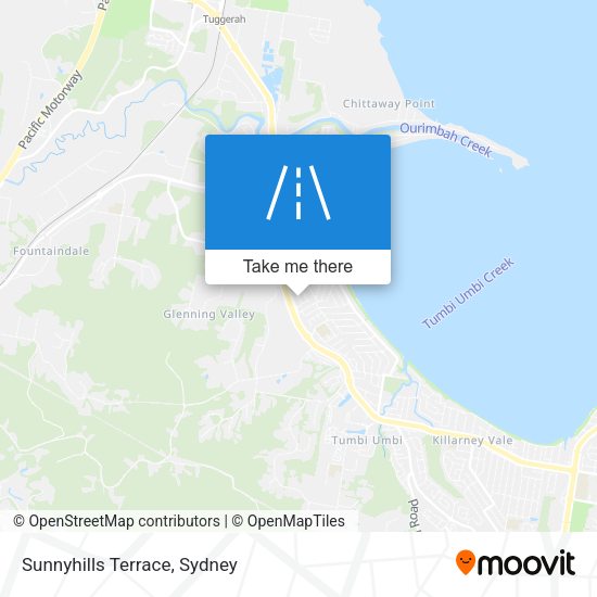 Sunnyhills Terrace map