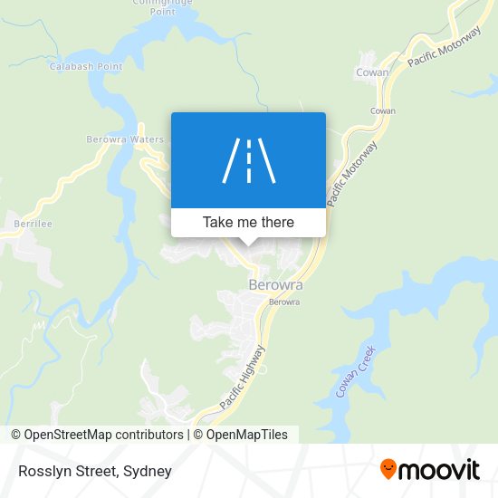 Rosslyn Street map