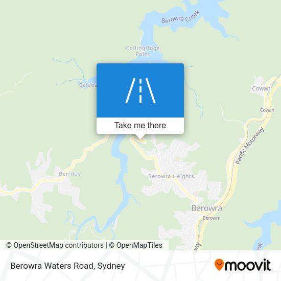 Berowra Waters Road map