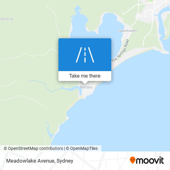 Meadowlake Avenue map