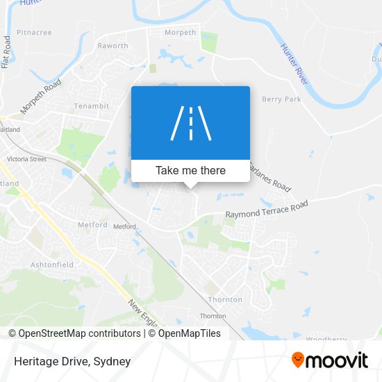 Heritage Drive map