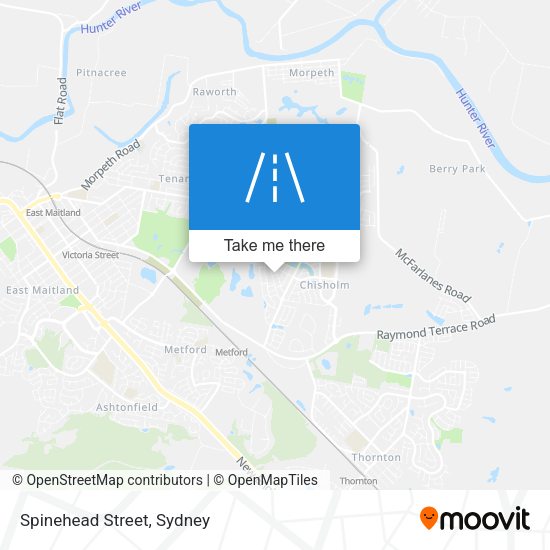 Spinehead Street map