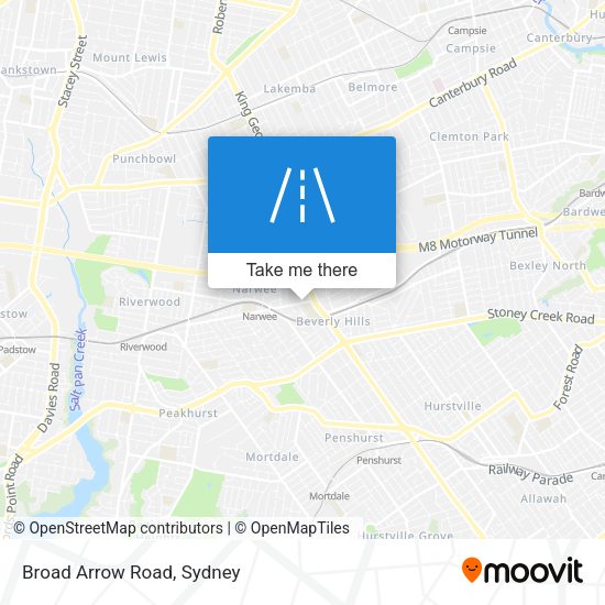 Broad Arrow Road map