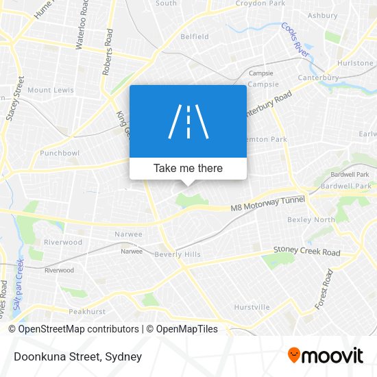 Doonkuna Street map