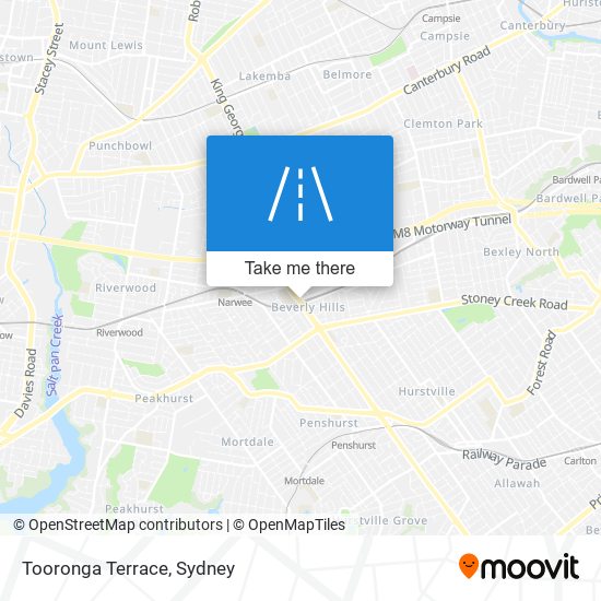 Mapa Tooronga Terrace