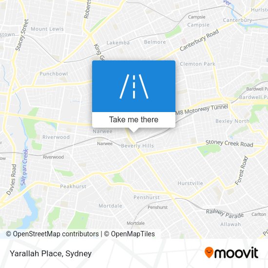 Yarallah Place map