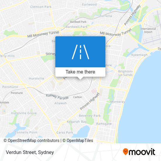 Verdun Street map