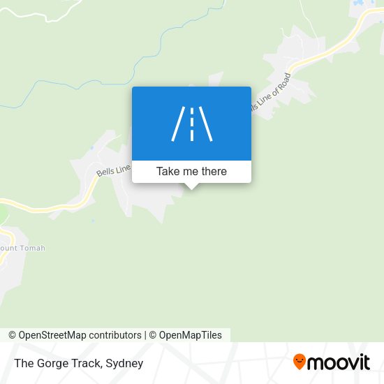 The Gorge Track map
