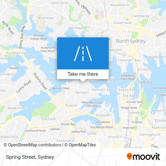 Spring Street map