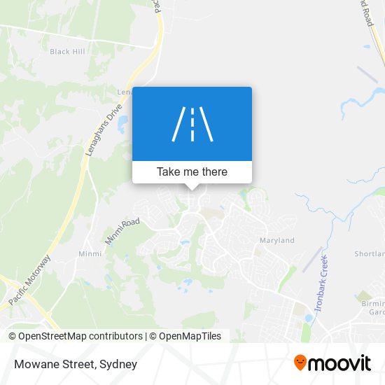 Mowane Street map